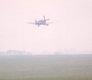 Spitfire Take off from Duxford